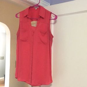Express sleeveless blouse